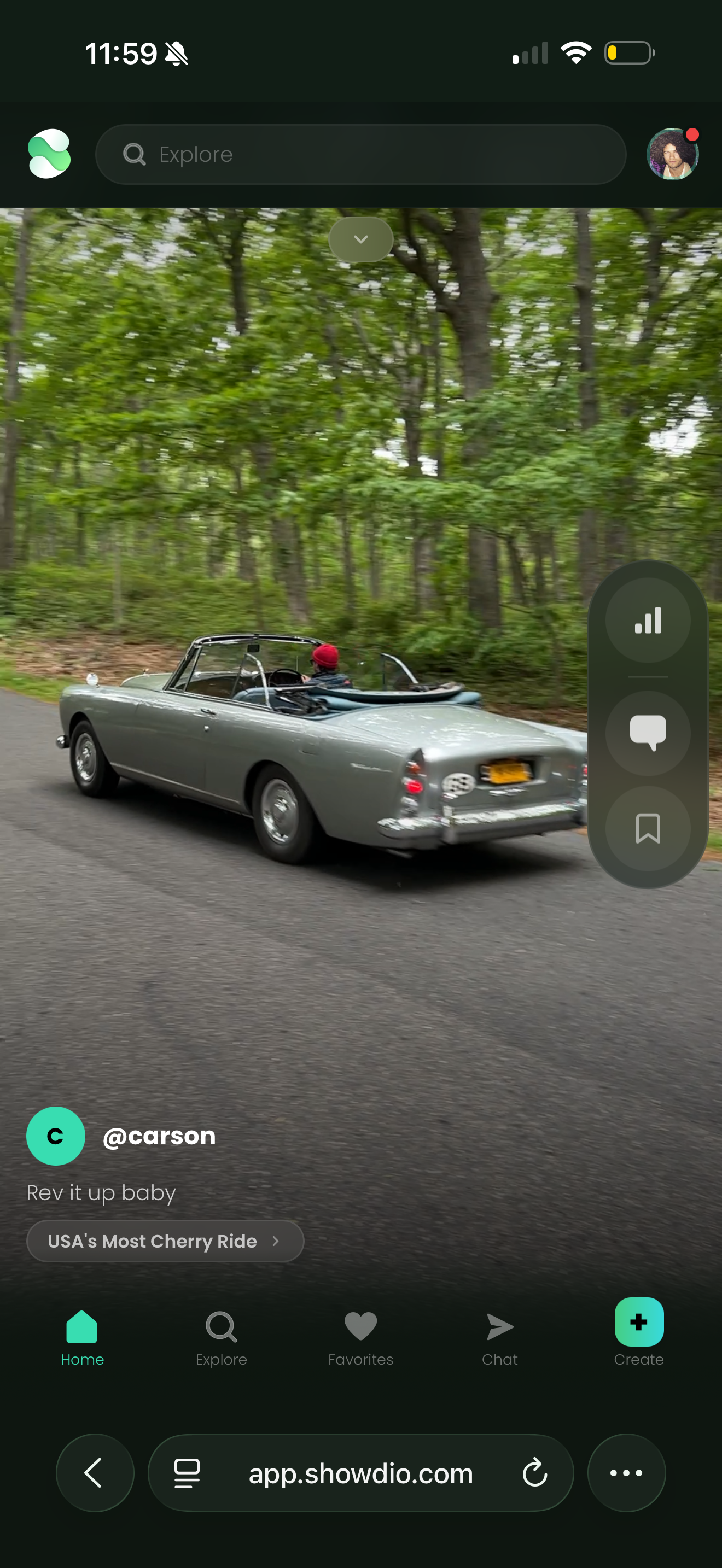 Community scores with emoji taps